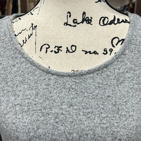 AGB size medium. Gray soft sweater dress. - Picture 2 of 6